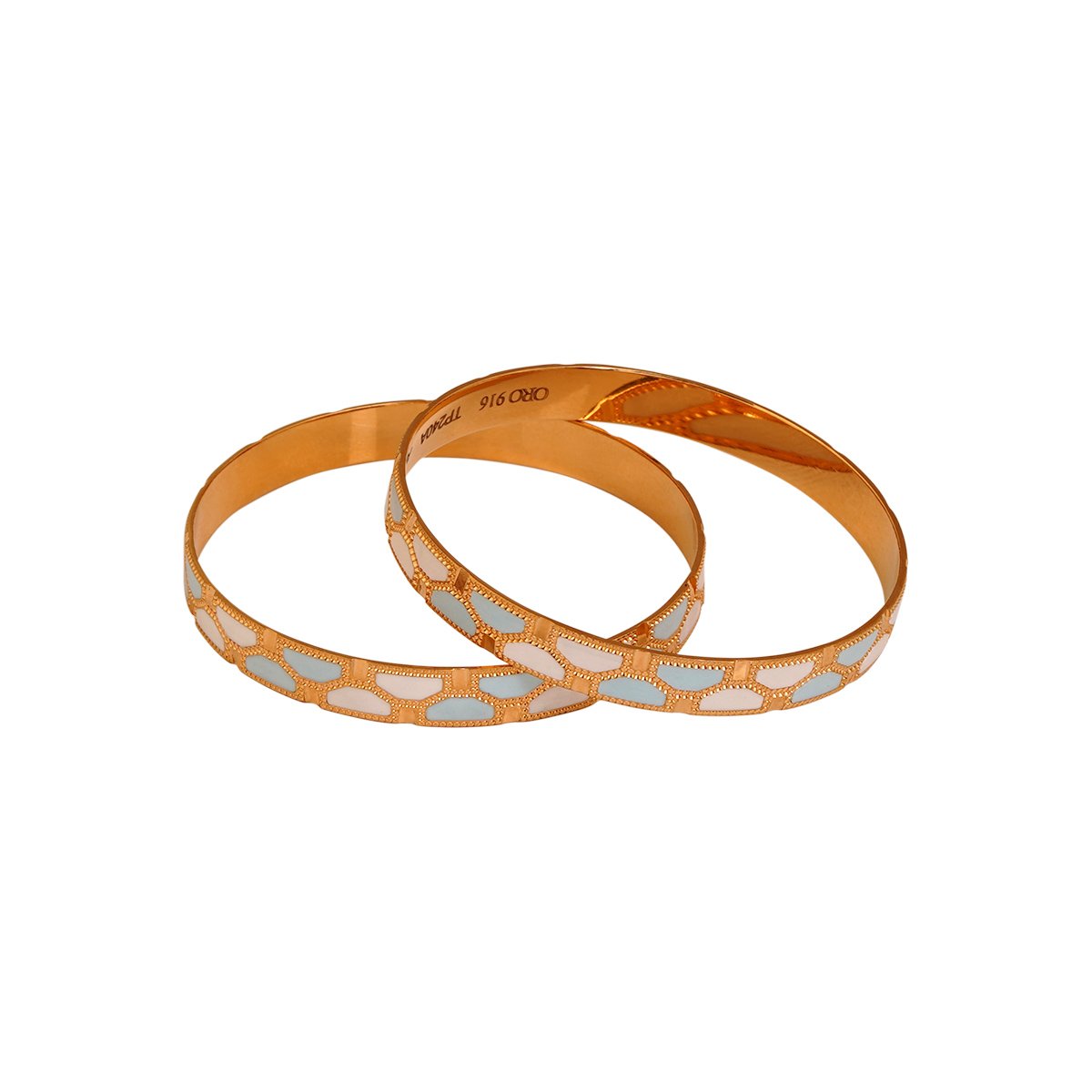 Laser Cut Enamel Baby Bangle