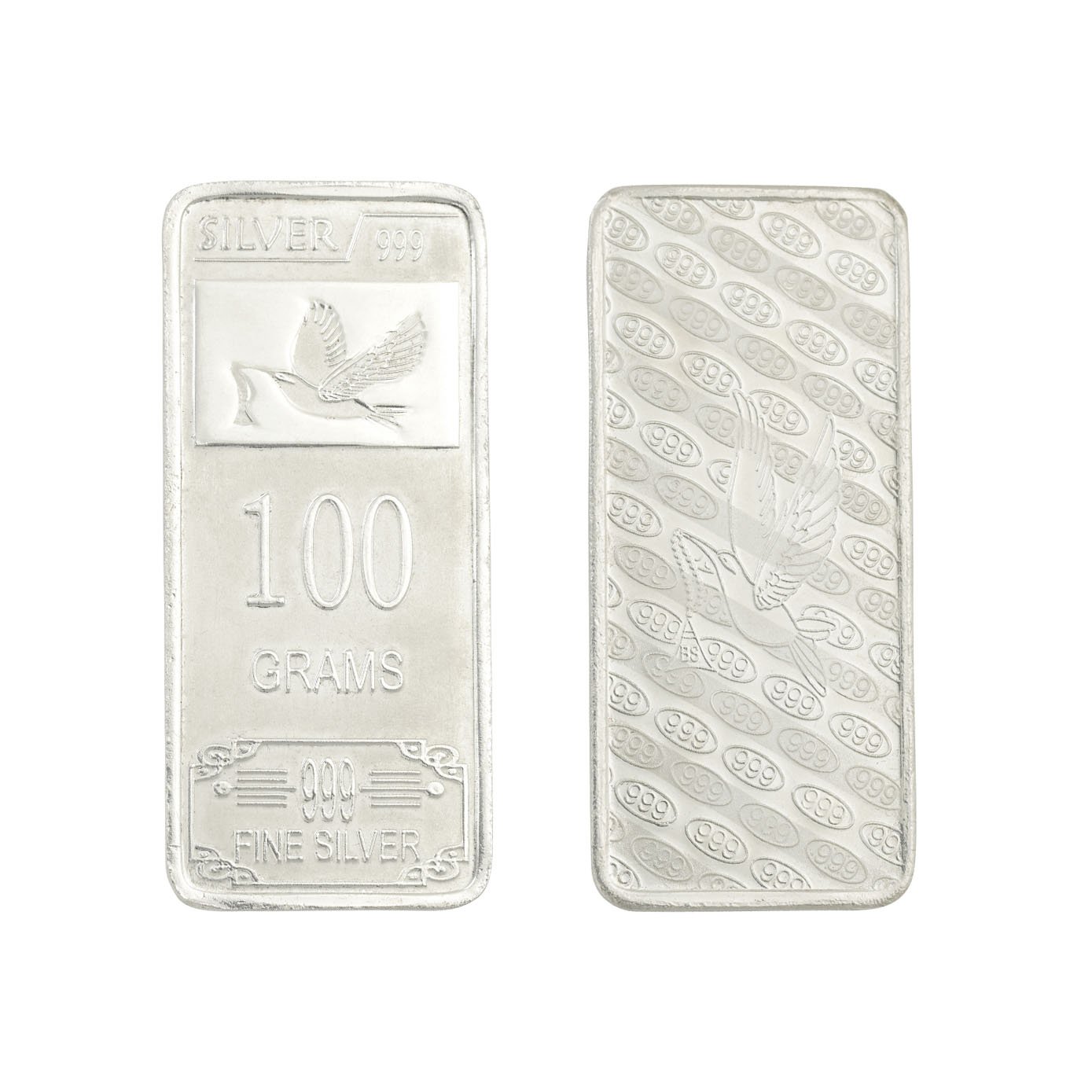 100gm silver bar