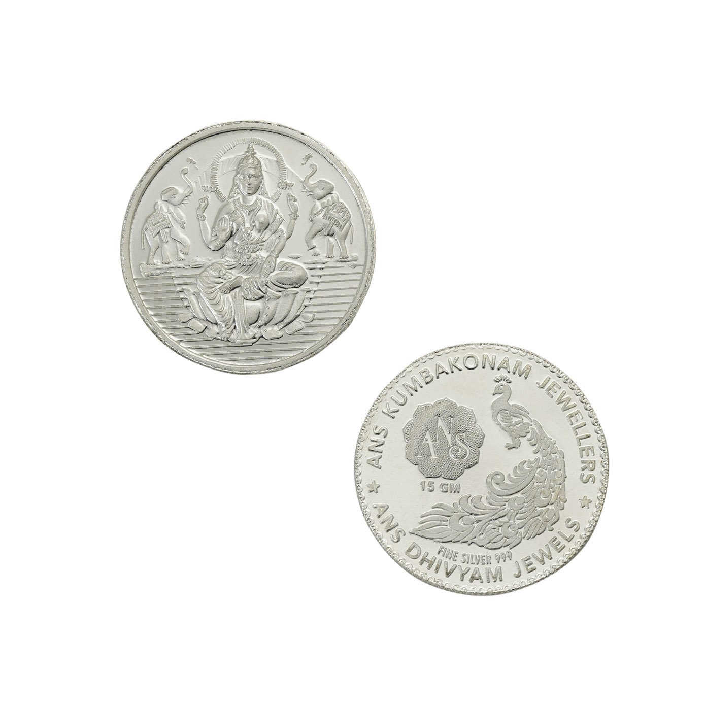 15 gm LAKSHMI SILVER COIN