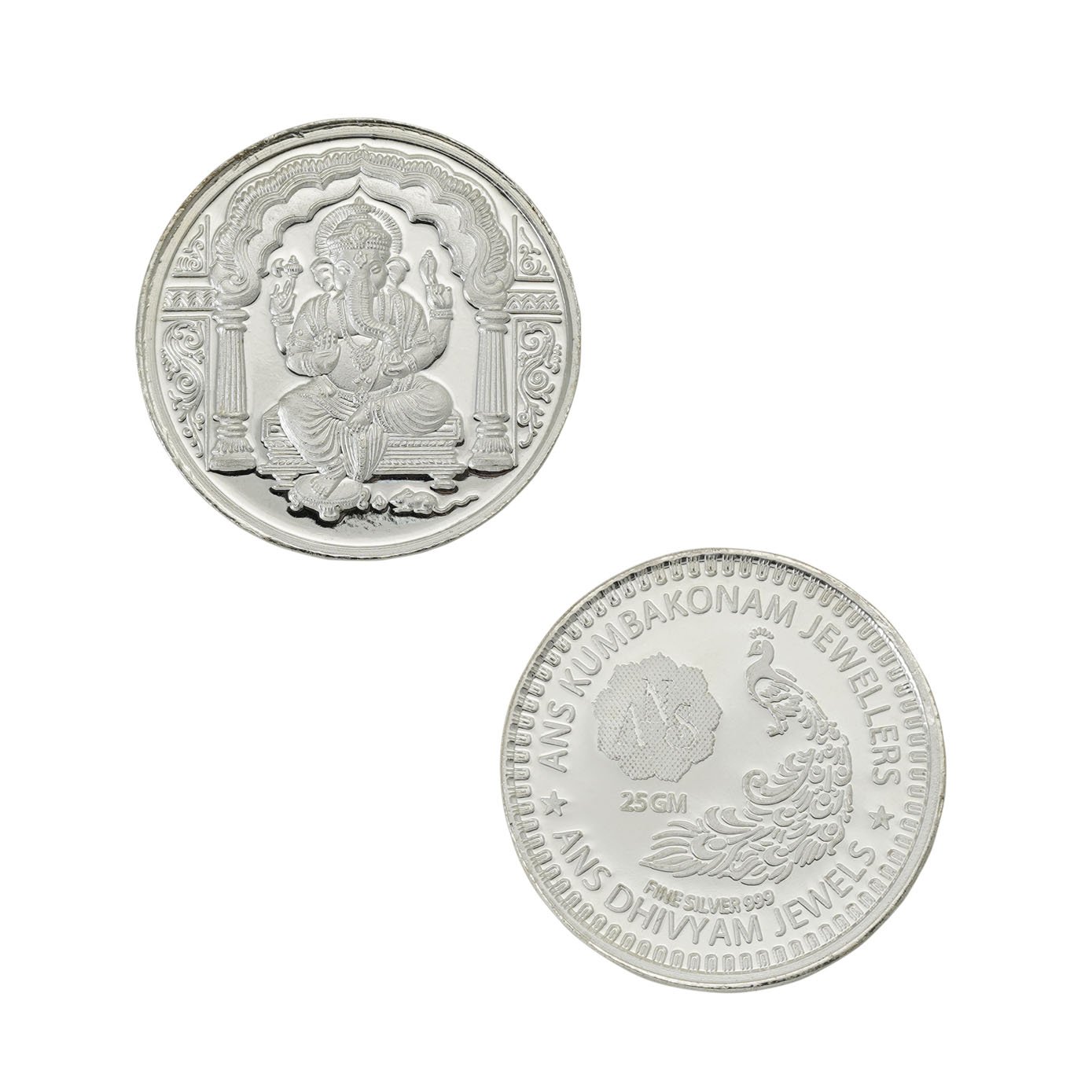 25 gm GANESHA SILVER COIN