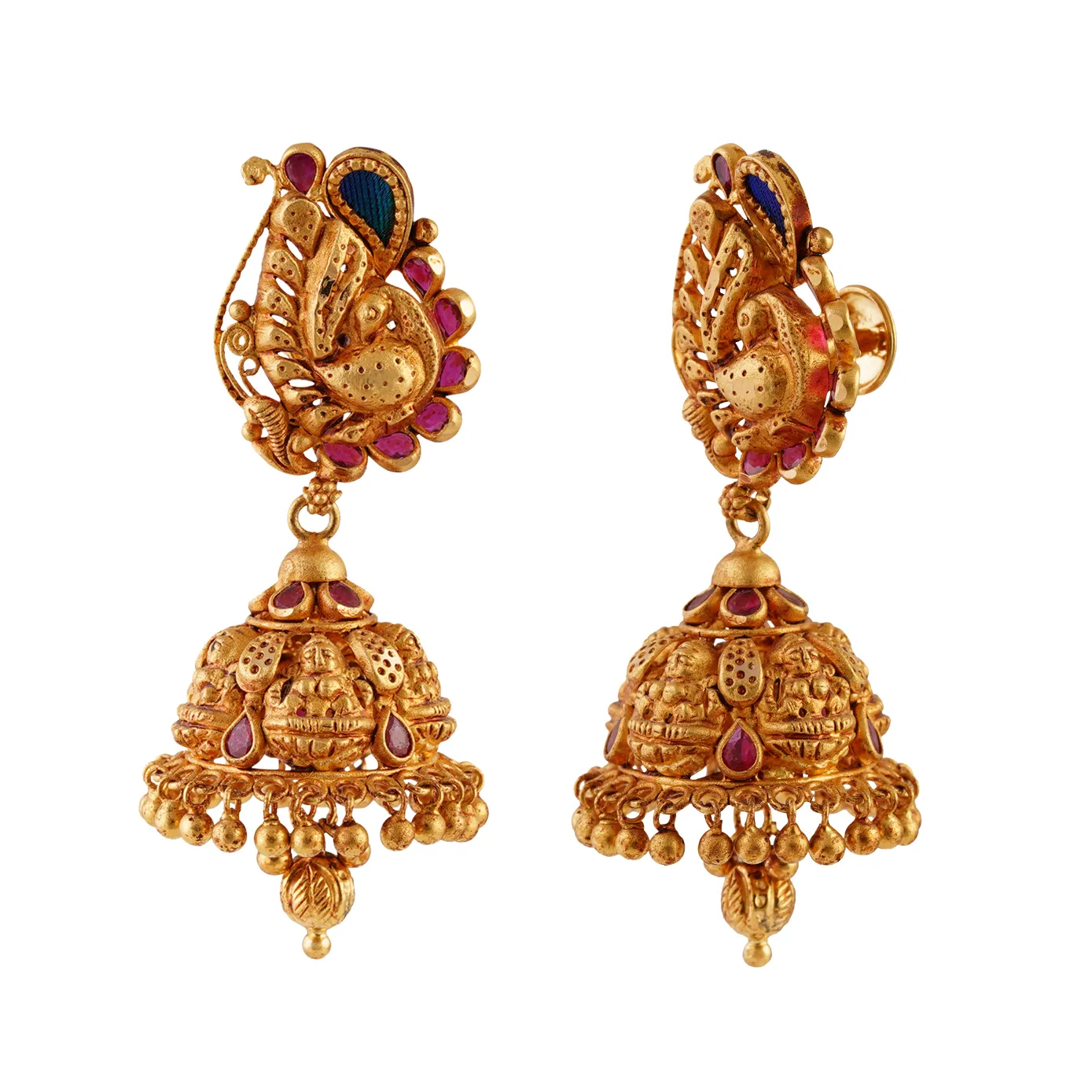 Sikandi - Traditional Peacock Jhumka