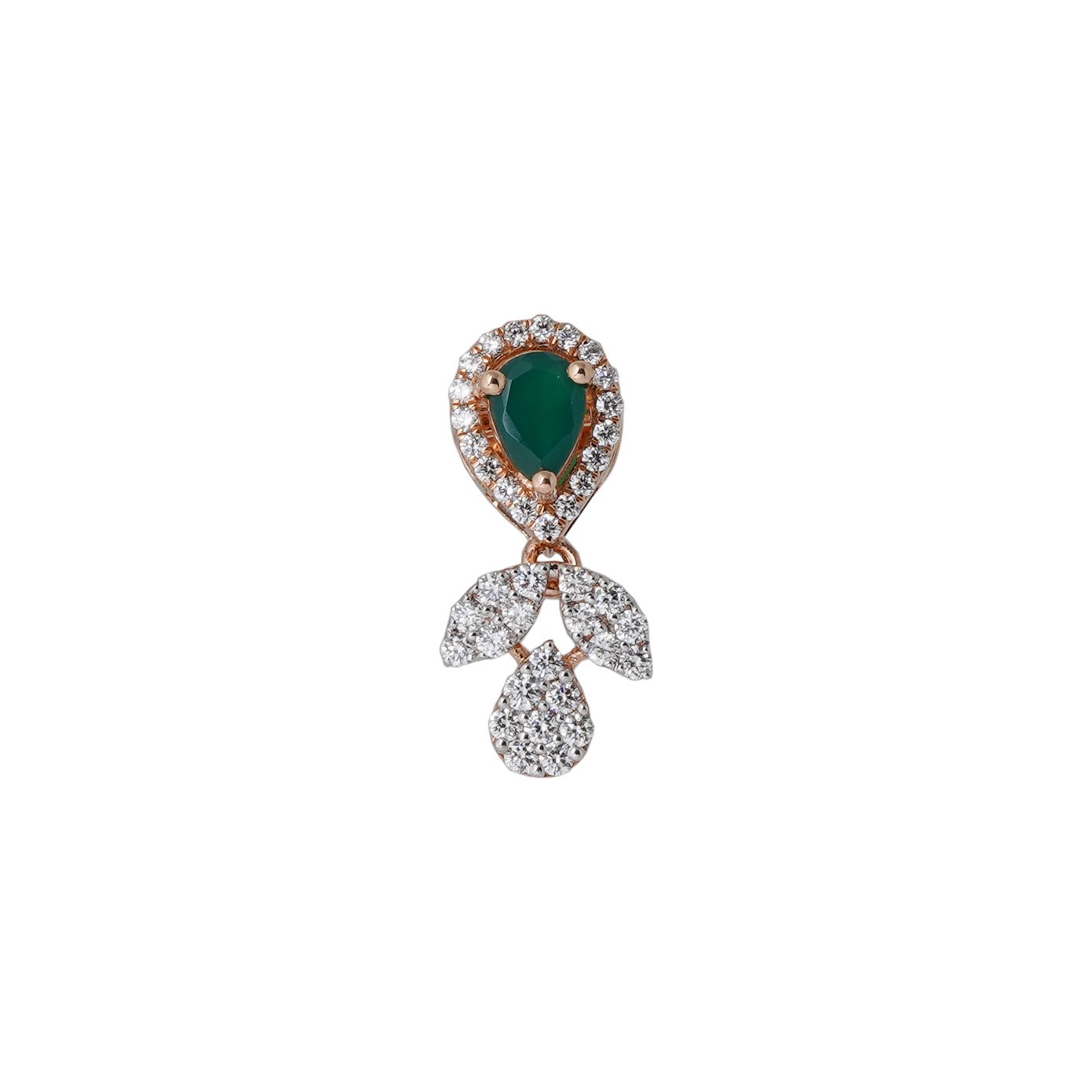 Diamond Earring Openset 18kt