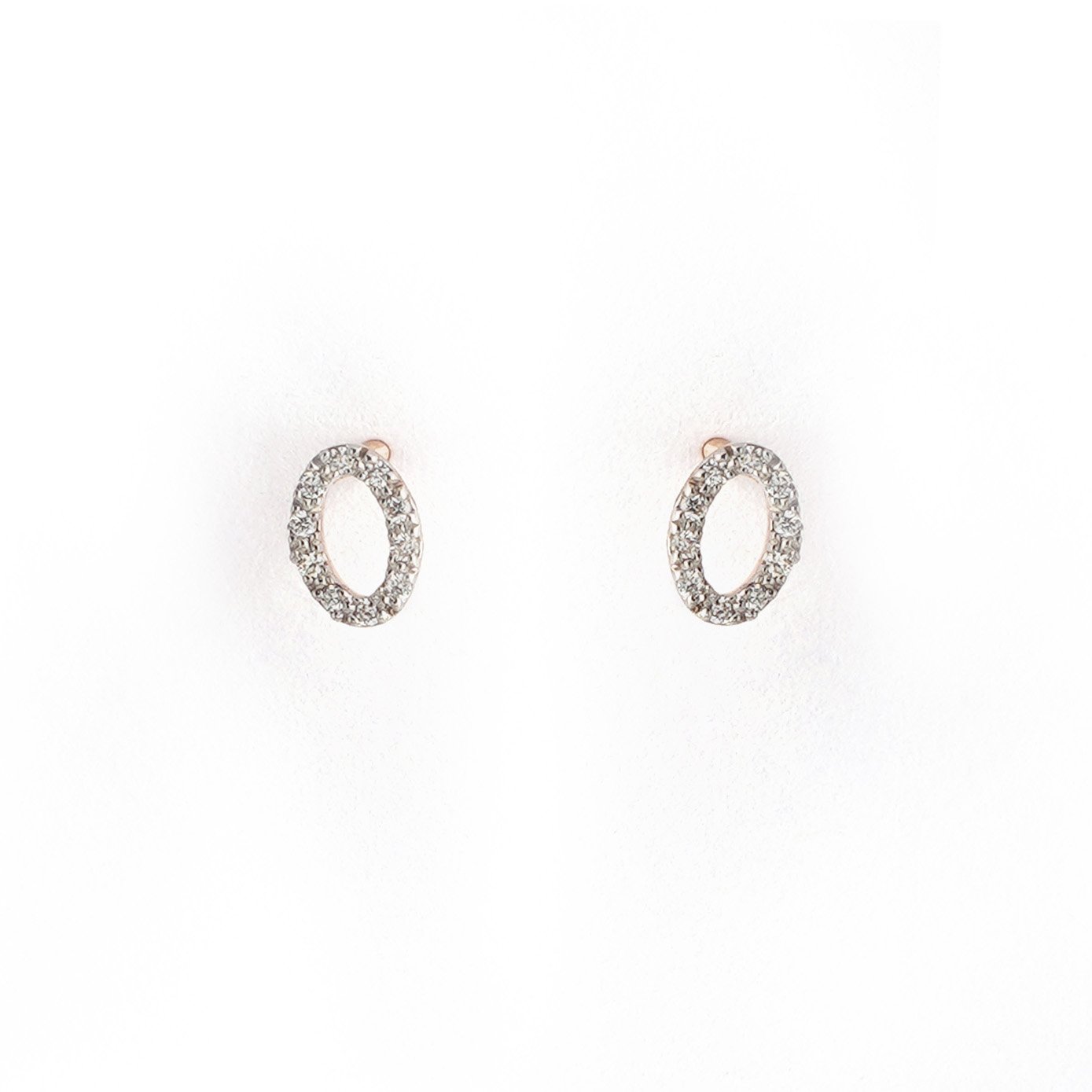 Diamond Earring Openset 18k