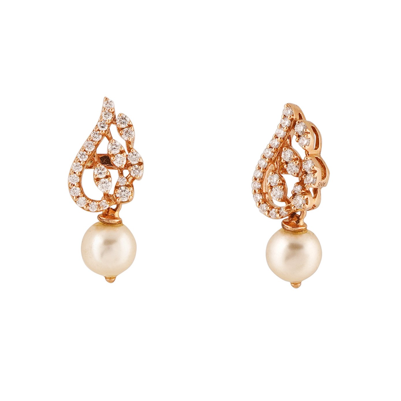 Diamond Earring Open Setting 18kt