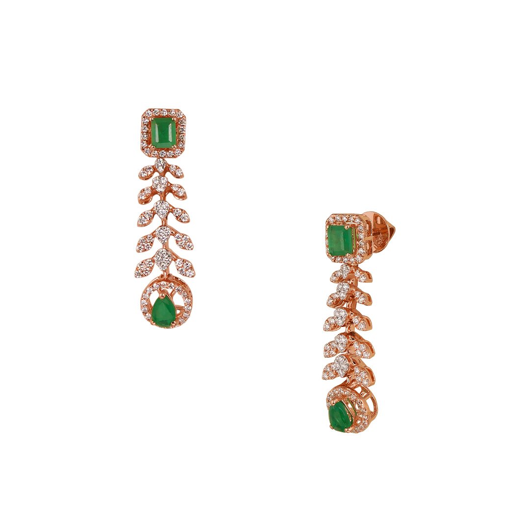 Diamond Earring Open Setting 18kt