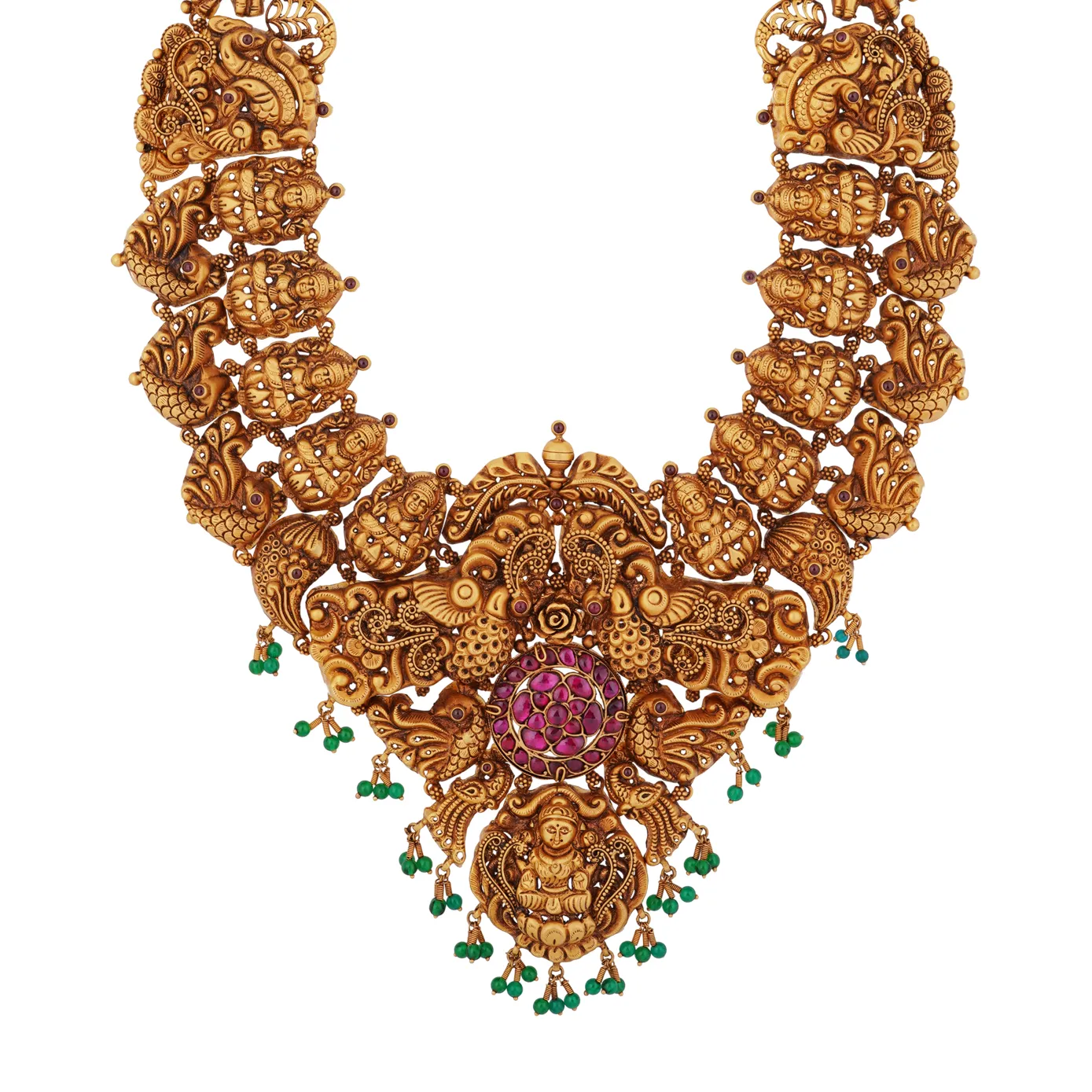 Arika - Goddess Lakshmi motif Gold Haram
