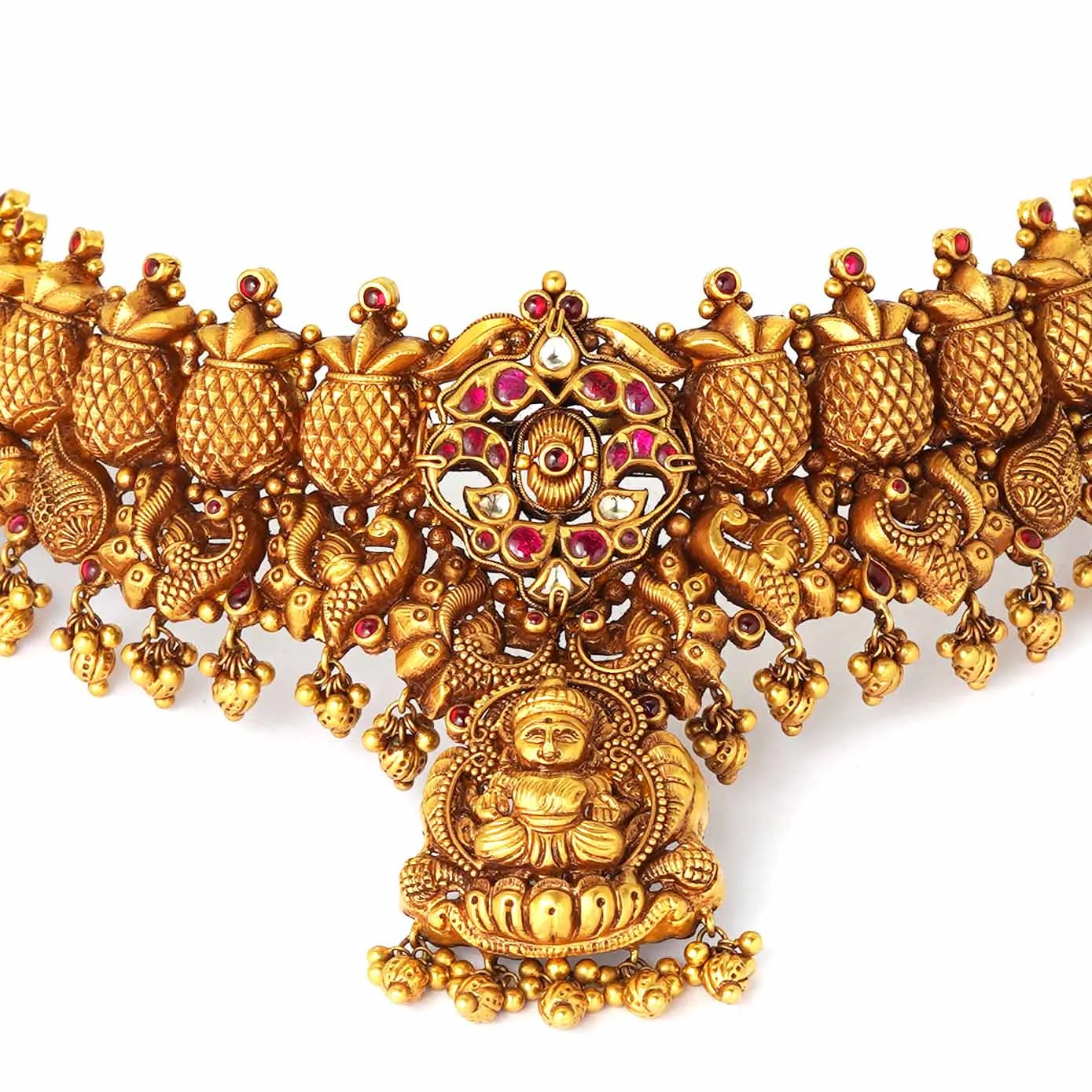 Hirisha - Gold Antique Choker