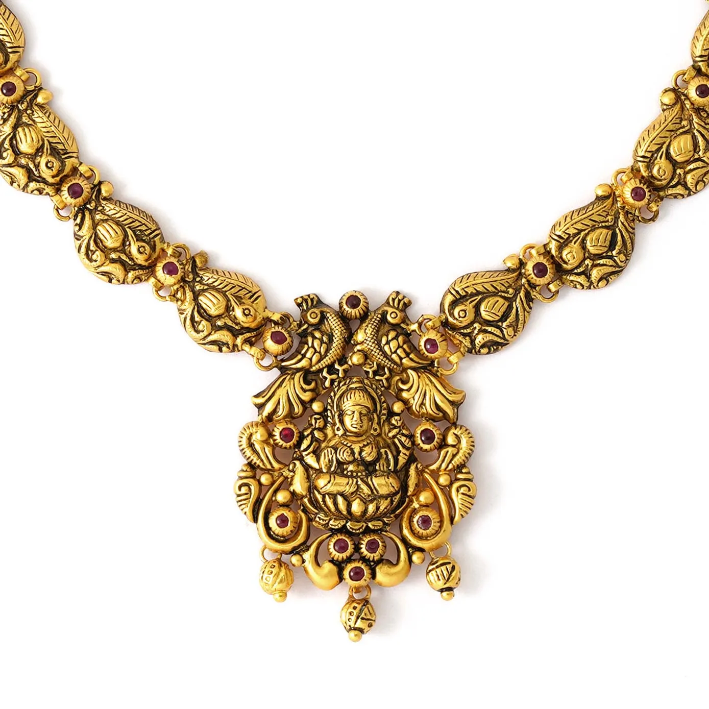 Aadrika - Gold Antique Necklace