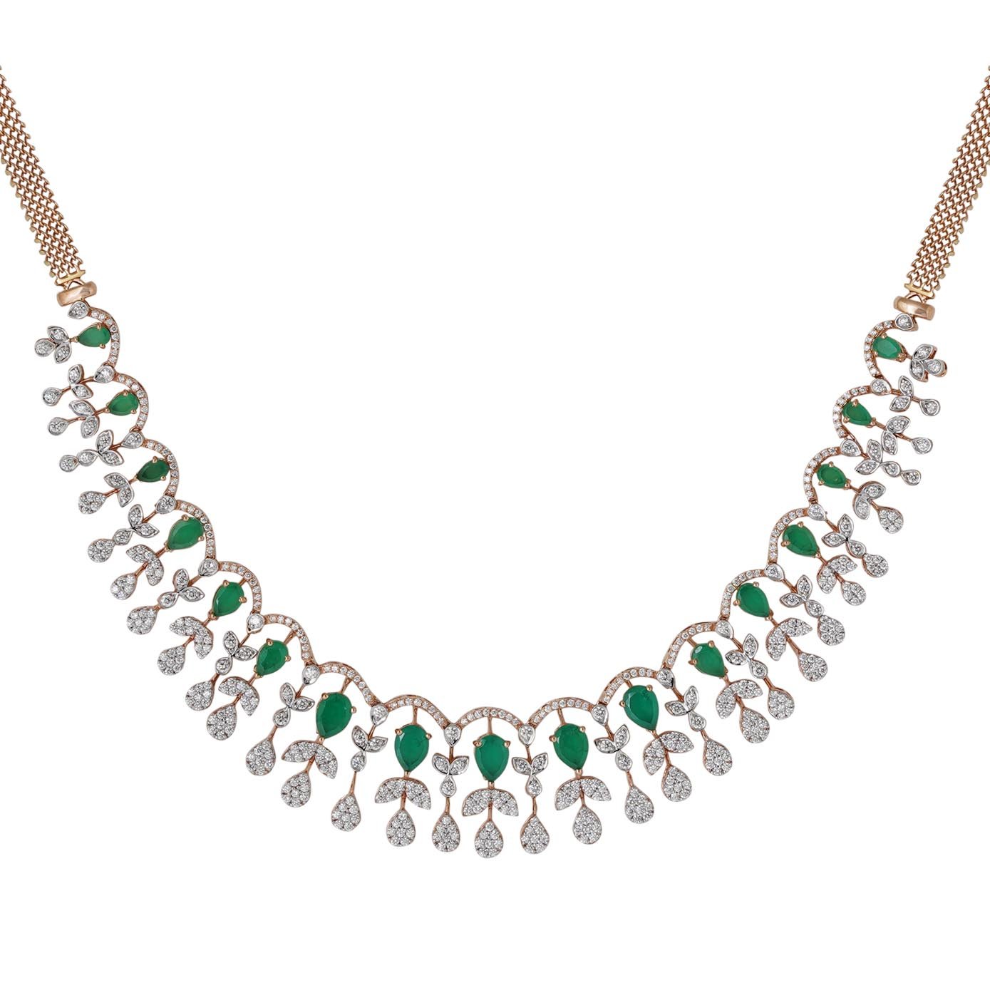 Diamond Necklace Openset 18kt