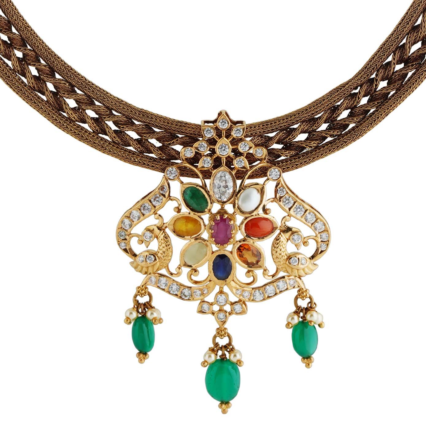 Antique Stone Necklace