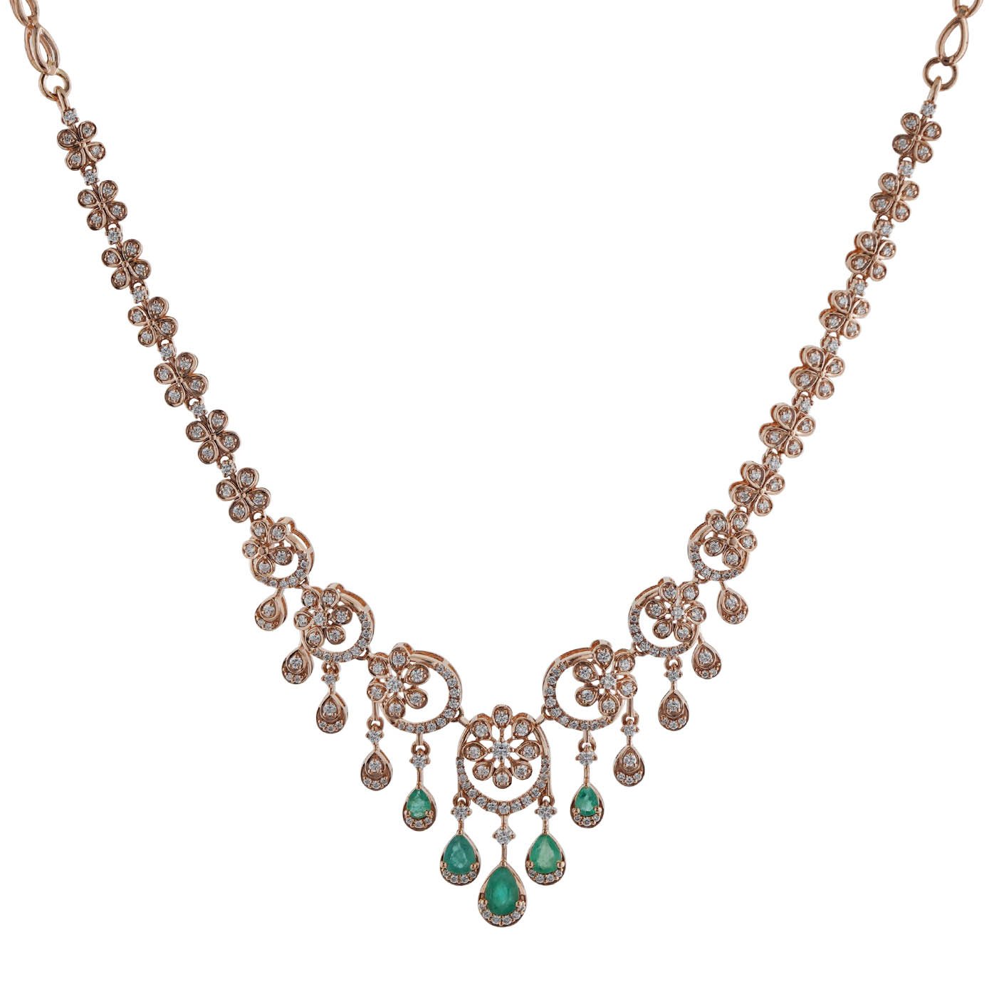 Diamond Necklace Openset 18kt