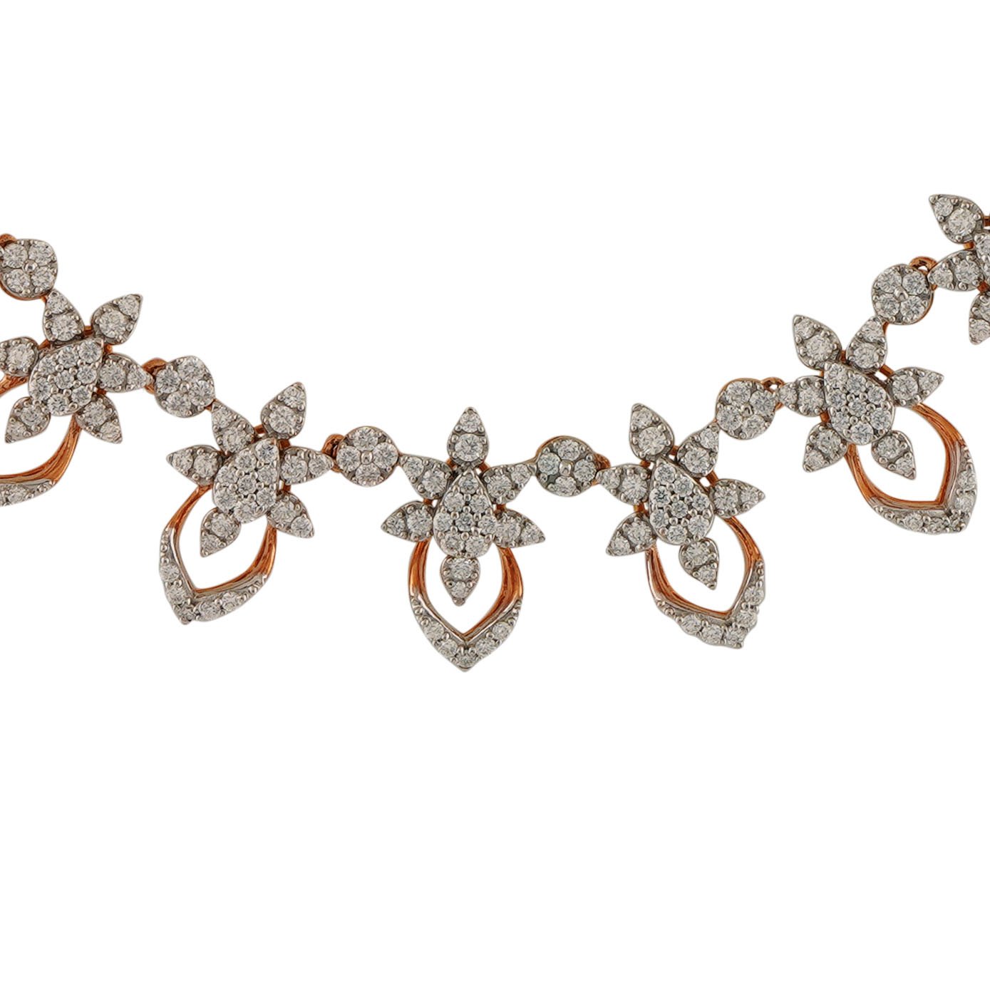 Diamond Necklace Openset 18kt