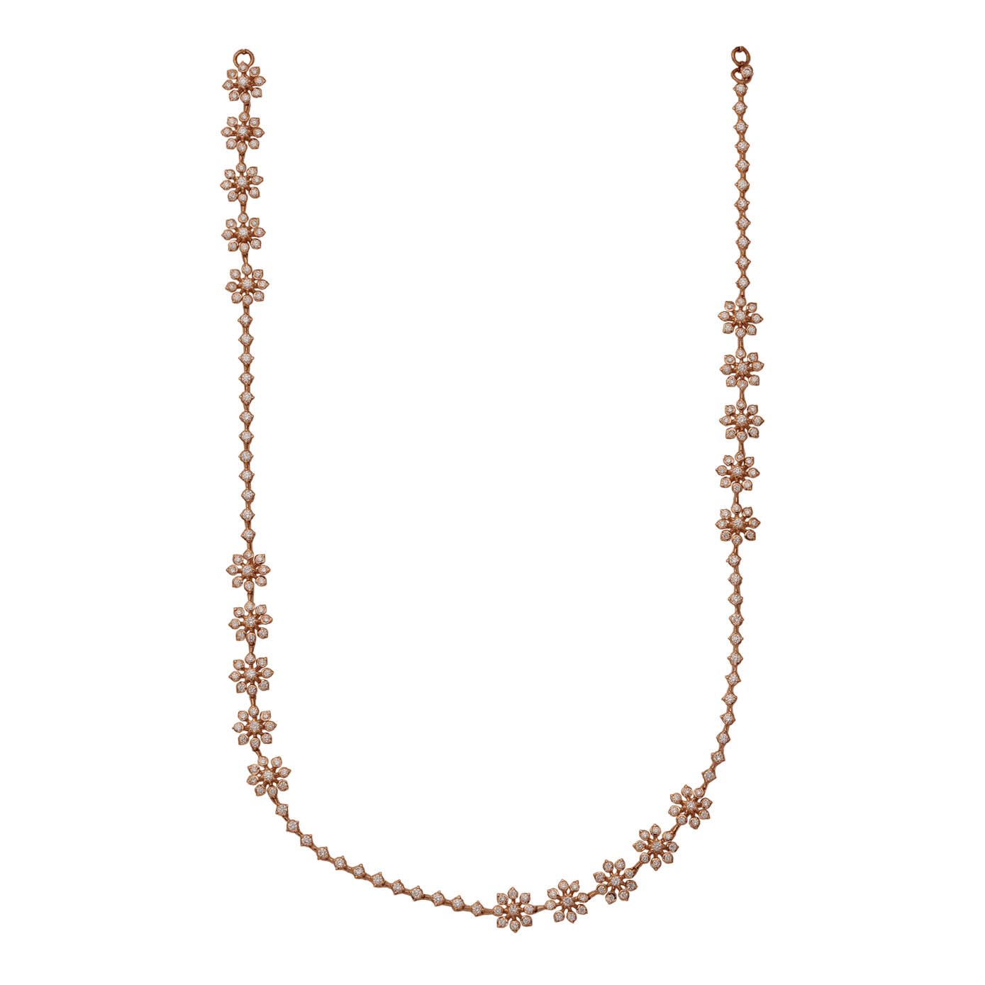 Diamond Necklace Openset 18kt