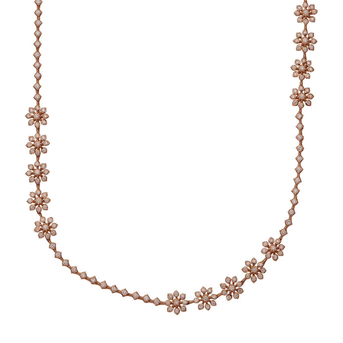 Diamond Necklace Openset 18kt