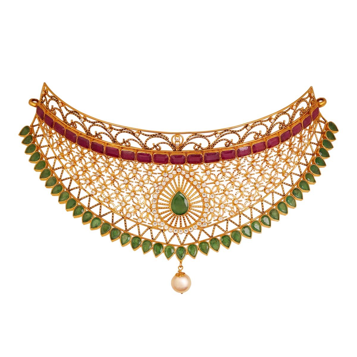 Antique Stone Choker