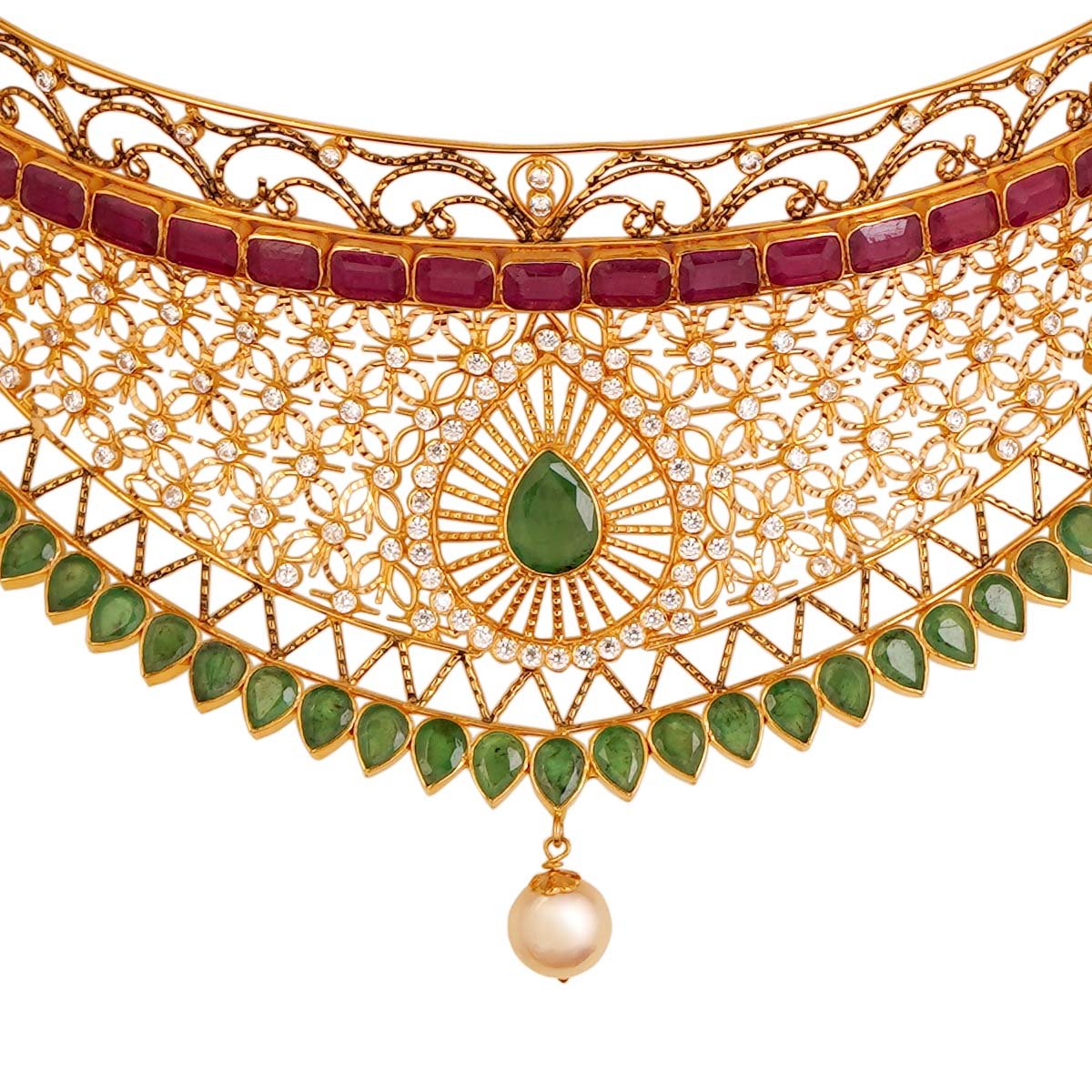 Antique Stone Choker