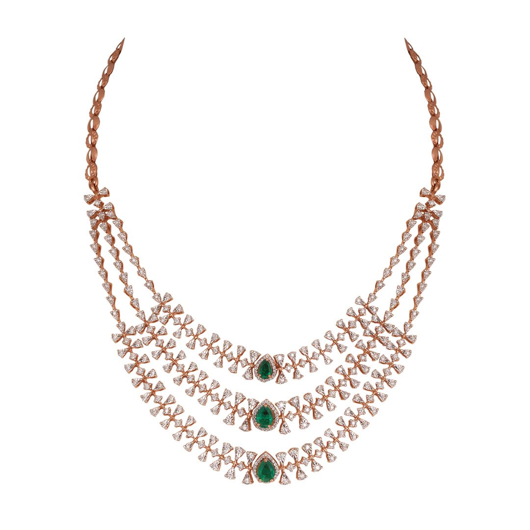 Diamond Necklace Openset 18kt