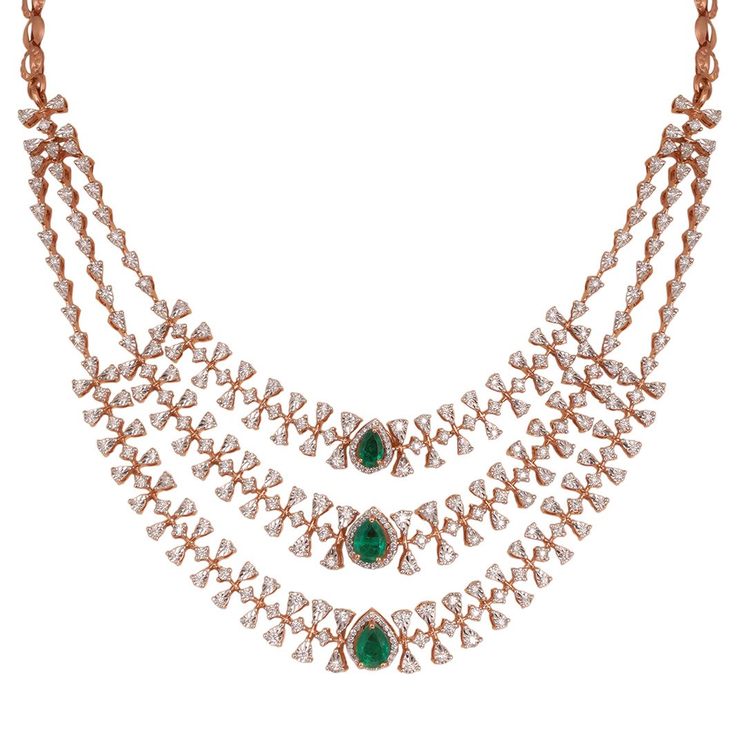 Diamond Necklace Openset 18kt