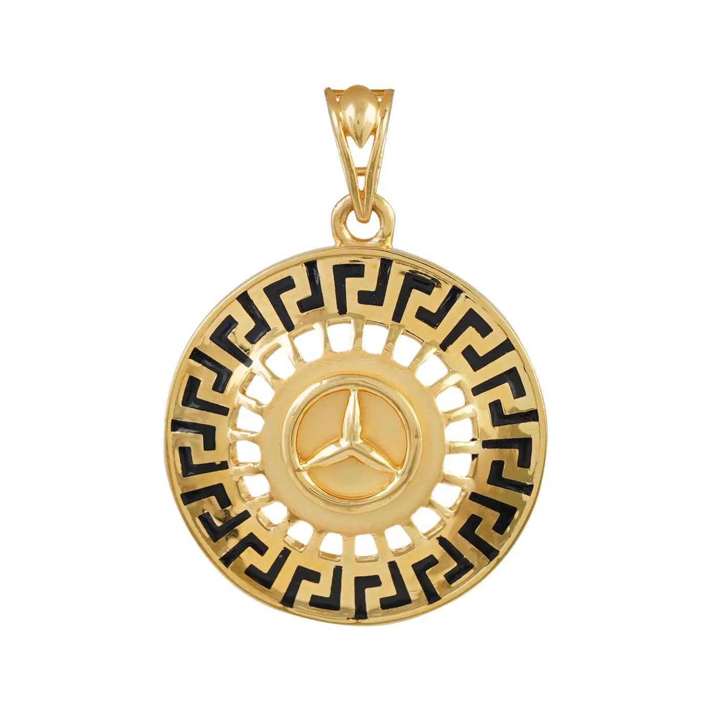 Mercedes gold pendant