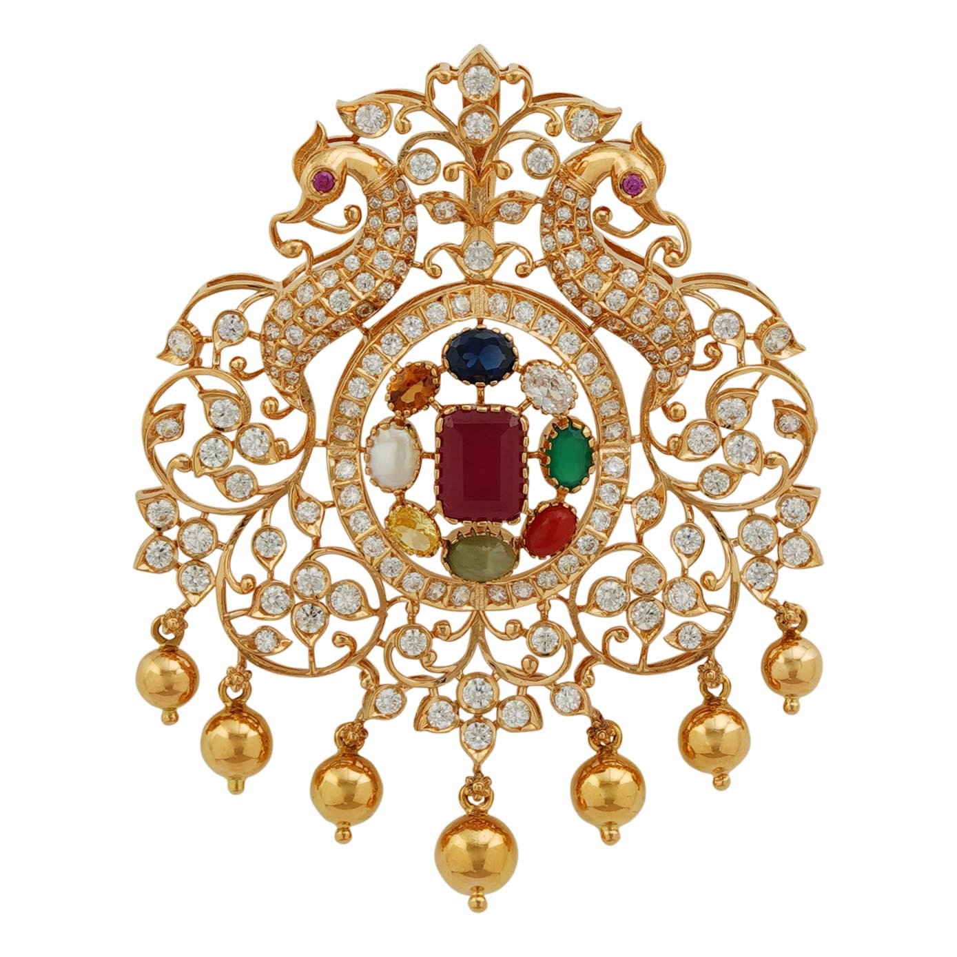 Open Close D Design Pendant