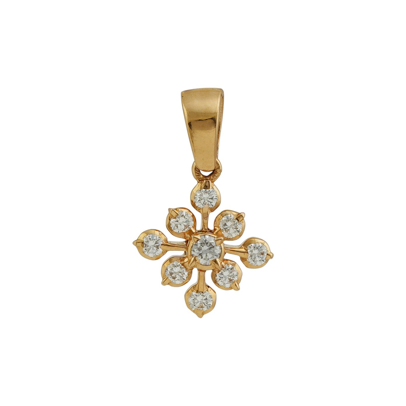 Diamond Pendant Closeset 22k