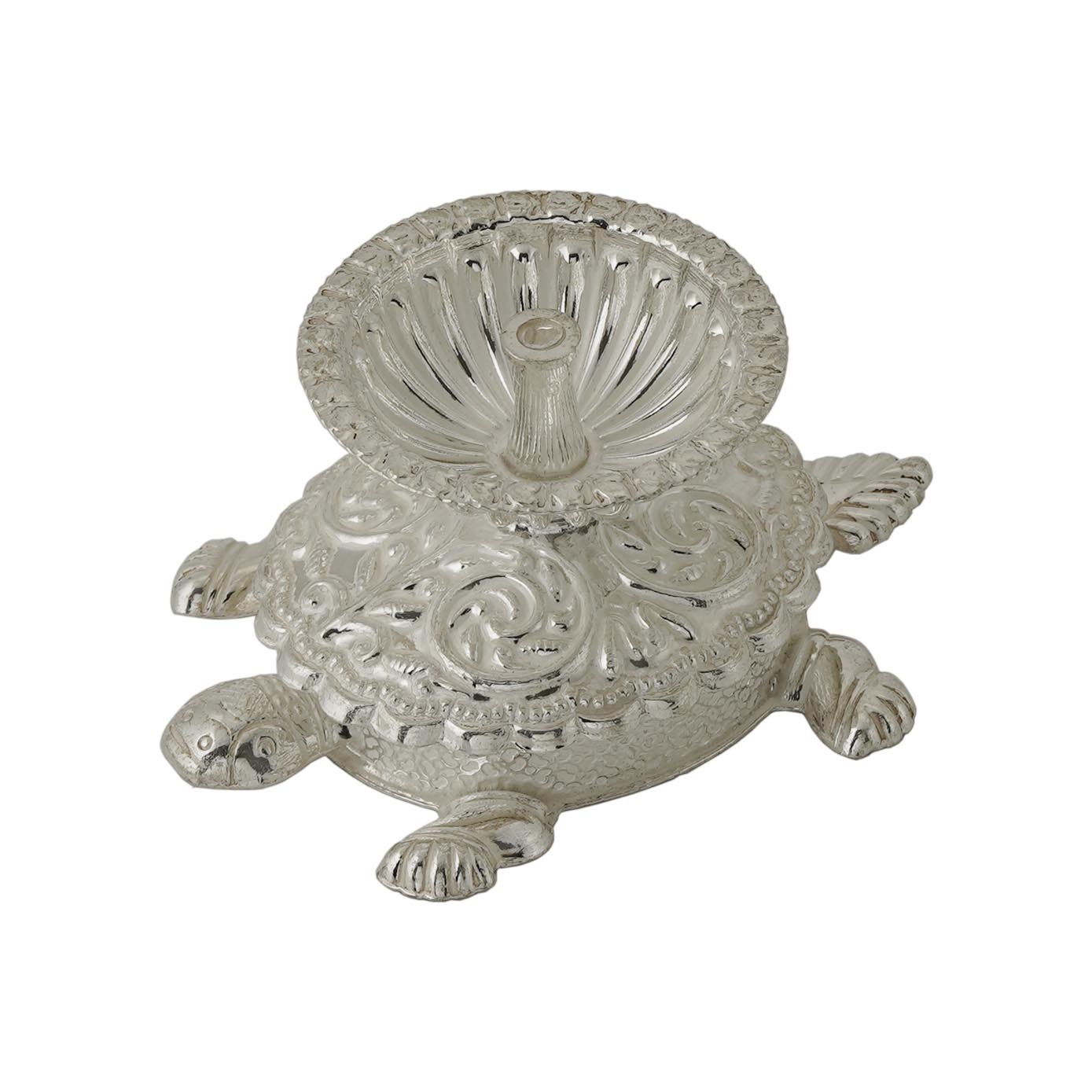 Silver Tortoise Pipe Jothi