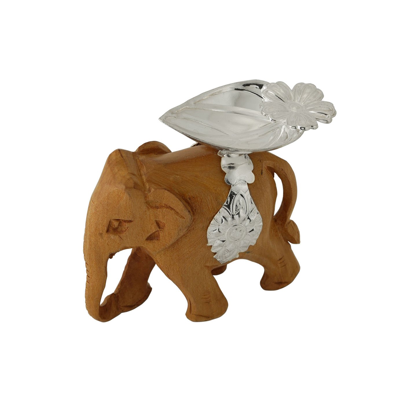 Silver Elephant Jothi - Set of 2